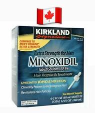 Used, Kirkland Minoxidil5% Men's Solution 3, 6 &12 Months FREE FAST SHIPPING CANADA  for sale  Canada