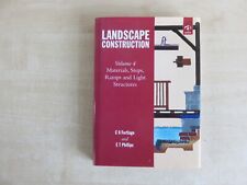 Landscape Construction Vol 4 Materials, Steps, Ramps and Light Structures. segunda mano  Embacar hacia Mexico