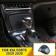 Para Kia Forte CERATO 2019-2021 alavanca de câmbio de fibra de carbono botão tampa tampa acabamento comprar usado  Enviando para Brazil