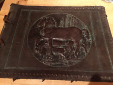 leather book bound scrap for sale  Machias