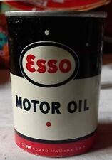 Esso lattina olio usato  Sabbioneta