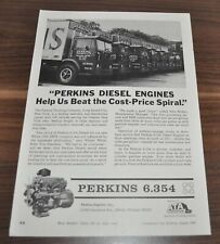 1964 Perkins Trucking Engine Gould Części Truck Ad na sprzedaż  PL