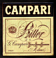 Vintage campari bitter for sale  ILFRACOMBE