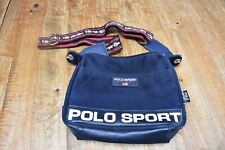 Retro Ralph Lauren Polo Sport Navy Blue Shoulder Bag for sale  Shipping to South Africa
