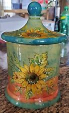 sunflower canisters for sale  Honesdale