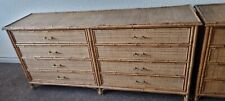 Bamboo rattan chest for sale  LONDON