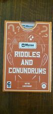 Mensa riddles conundrums for sale  BROMLEY