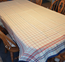 Tablecloth cotton red for sale  Burlington