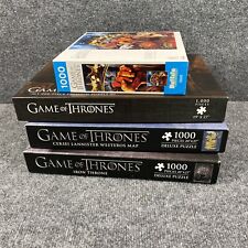 Used, Game Of Thrones Puzzle Lot 4 Deluxe Premium 1000 Piece Complete for sale  Shipping to South Africa