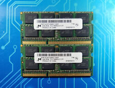 8GB (2x4GB) PC3-12800s DDR3-1600MHz 2Rx8 não ECC mícron MT16JSF51264HZ-1G4D1 comprar usado  Enviando para Brazil