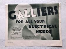 1937 advert galliers for sale  BRIGHTON