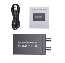 Novo Micro Conversor HDMI para SDI Adaptador Conversor 3G HD SD-SDI com Fonte de Alimentação comprar usado  Enviando para Brazil