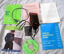 Sony CLIE PEG-T615C con folletos, disco, estuche de cuero, cable USB, 3 lápices ENCENDIDOS segunda mano  Embacar hacia Mexico