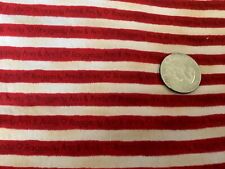 Tecido de colcha de algodão 2 jardas Daisy Kingdom listras vermelhas e brancas irregular ann comprar usado  Enviando para Brazil