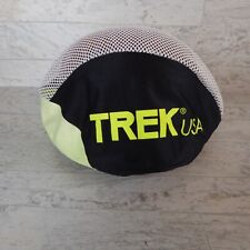 Cubierta de casco vintage Trek negro blanco amarillo ciclismo nostalgia EE. UU. seguridad años 80 90 segunda mano  Embacar hacia Argentina