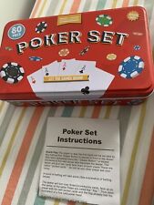 Piece poker set for sale  WAKEFIELD