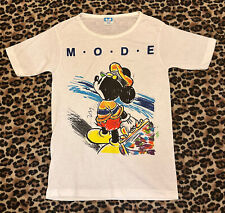 Camiseta vintage 1980 Disney Character Fashions MICKEY MOUSE MODE tamanho médio mala comprar usado  Enviando para Brazil