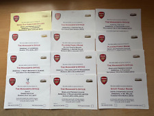 Ticket collection arsenal for sale  DUNMOW