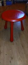 Red milking stool for sale  STOCKPORT