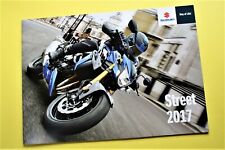 Suzuki brochure 2017 for sale  LICHFIELD