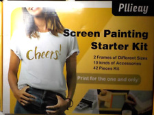 Screen Printing Kit Include 2 Sizes Wood Silk Screen Printing Frames for sale  Shipping to South Africa