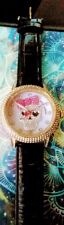 Betsey Johnson Rockstar Worthy Skull com relógio arco rosa com nova bateria  comprar usado  Enviando para Brazil