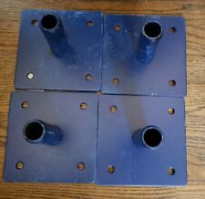 Lot Of (4) METALTECH 6 In. X 6 In. M-BBF Scaffolding Base Plate, Tool for sale  Shipping to South Africa