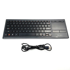 Usado, Teclado Logitech K830 iluminado com touchpad com cabo *sem dongle comprar usado  Enviando para Brazil