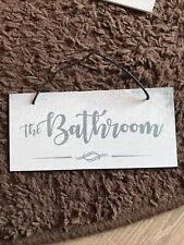 Bathroom sign for sale  NORWICH