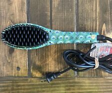 NEO Heated Hairbrush Peacock Pattern Straightener Electric Hair Styler Brush for sale  Shipping to South Africa
