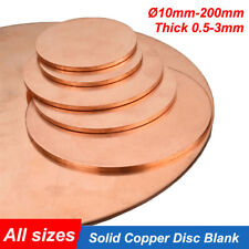 Solid pure copper for sale  Shipping to Ireland