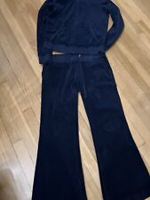 Used, Vintage Juicy Couture Blue Terry Tracksuit Top XL Bottom Medium USA for sale  Shipping to South Africa