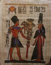 Papiro egiziano dipinto usato  Montale