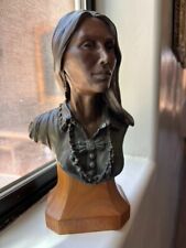 Native American Woman Bust by Sedona Artist Susan Kliewer  for sale  Shipping to South Africa