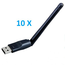10 Pk Computer wireless network 150m USB receiver portable WiFi receiver RT5370 for sale  Shipping to South Africa