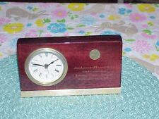 Wood clock brass for sale  Woodbury