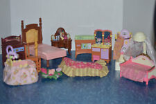 Fisher Price Loving Family Dollhouse Furniture Crib Chair Bed Bath + LOT for sale  Shipping to South Africa