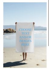 Personalised beach towel for sale  MELTON MOWBRAY