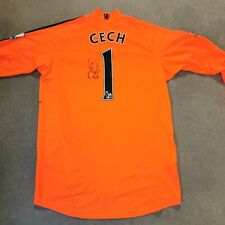 Camisa de goleiro Petr Cech oficial assinada 08-10 Chelsea laranja Premier League comprar usado  Enviando para Brazil