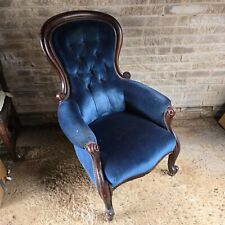 blue armchair for sale  HUDDERSFIELD