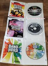 Used, Wii Guitar Hero game LOT World Tour_Legend Of Rock_BAND Bundle 3__Music COMPLETE for sale  Shipping to South Africa