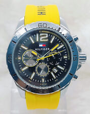 Lindo relógio de pulso masculino Tommy Hilfiger Nolan pulseira de silicone multifuncional quartzo comprar usado  Enviando para Brazil