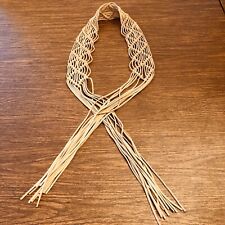 Boho macrame tie for sale  Johnson City