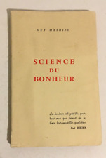 Science bonheur guy d'occasion  Bourges