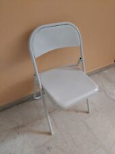 sedie pieghevoli metallo usato  Milano
