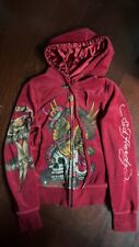 Moletom com capuz feminino vintage Y2K Ed Hardy comprar usado  Enviando para Brazil