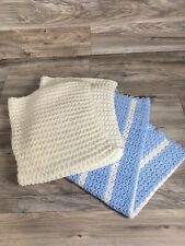 Crocheted baby blanket for sale  Seaford