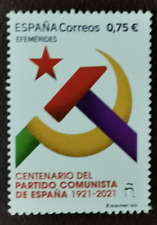 ESPAÑA Año 2022 Centenario del Partido Comunista segunda mano  Telde