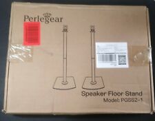 Perlegear Speaker Floor Stand PGSS2-1 With Cable Mgt Adjustable 33" Holds 22lbs for sale  Shipping to South Africa