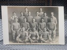 1915 SC Almohadillas antiguas de equipo de fútbol rugby foto real postal RPPC AZO segunda mano  Embacar hacia Argentina